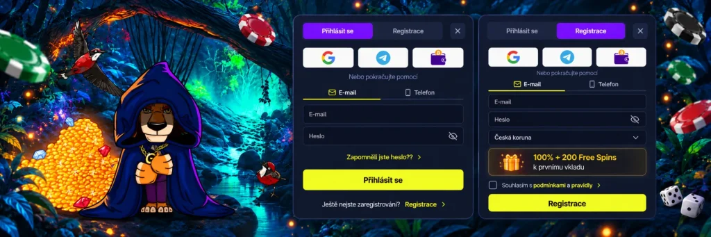 Krok za krokem registrace v Goldbet Casino 2